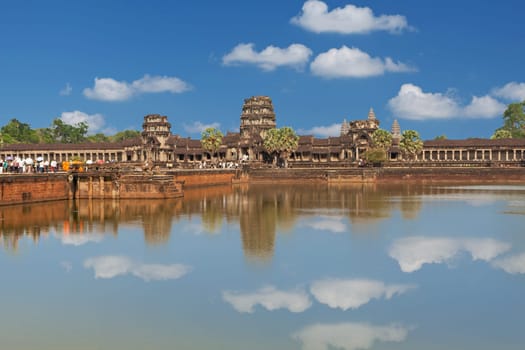 Angkor Wat,a historic temple complex in Cambodia