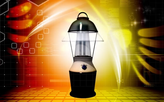 Rechargeable floured lantern
