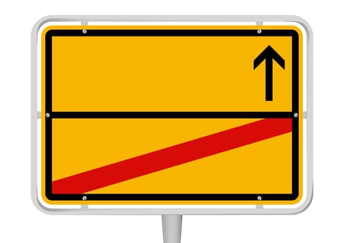 Town sign