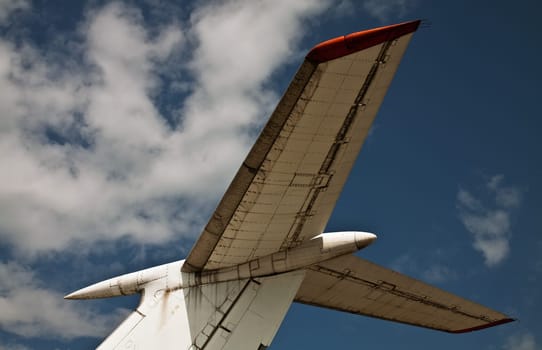 Abandoned and unsupported old Russian aircraft of civil aviation