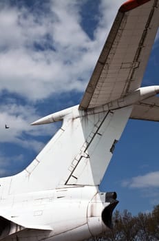 Abandoned and unsupported old Russian aircraft of civil aviation