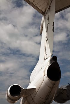 Abandoned and unsupported old Russian aircraft of civil aviation