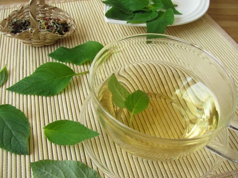Tea with pineapple sage