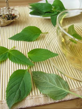 Tea with pineapple sage