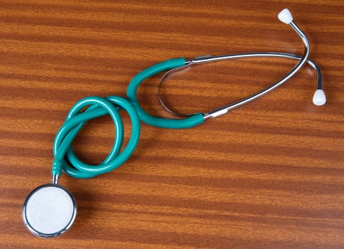 photo of a stethoscope on the table