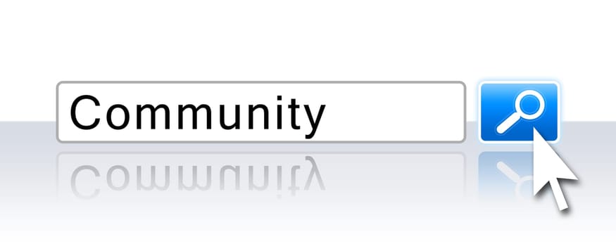 Internet Search Blue - Community