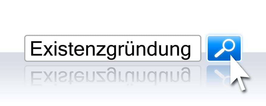 Internet Search Blau - Business Start-up