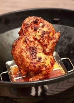 Tasty chicken on the grill