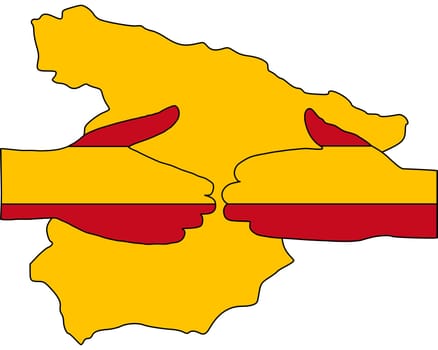 Spanish handshake