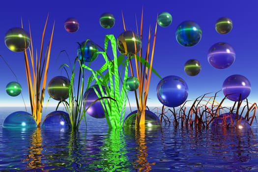 colorful bubbles