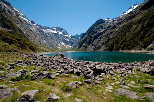 Lake Marion in Fiordland National Park
