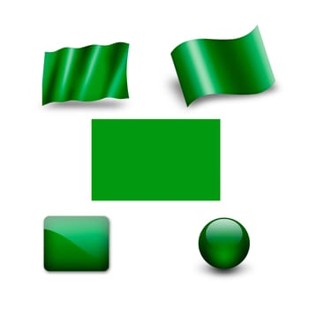 libya flag icon set