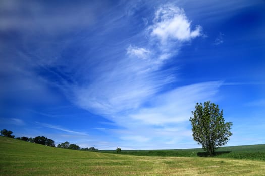 Streak clouds