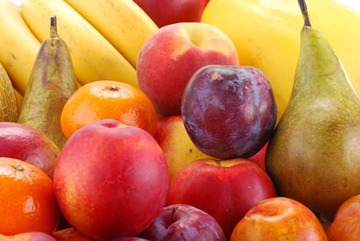 Composition with variety of fruits