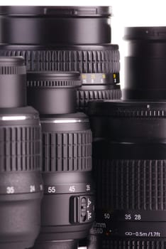 Composition with photo zoom lenses