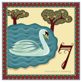 The 12 Days of Christmas - 7th Day - Seven Swans A Swimming