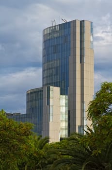 Barcelona Natural Gas building, taken from the sea apse.