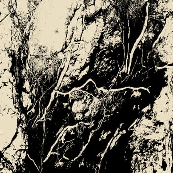 Black ink grunge abstract background. Two colors easy to edit picture.