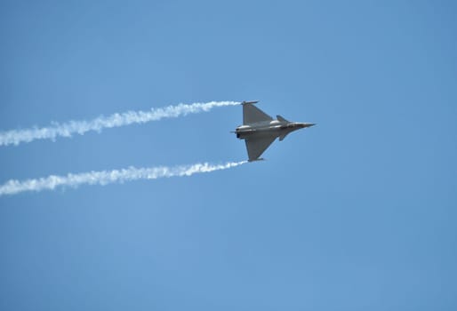 Jet fighter at le Bourget airshow, Paris, France