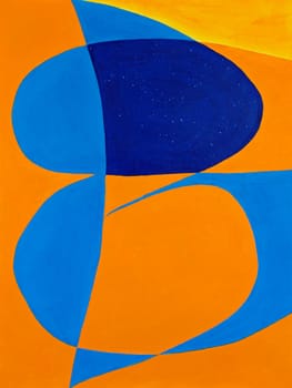 The letters in the word Be are drawn on top of each other and painted in with corresponding color.