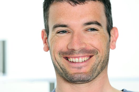 natural and relaxed looking young man