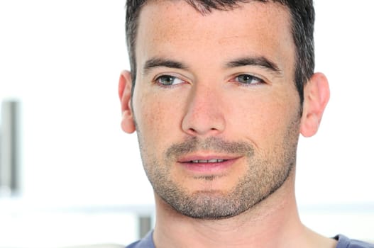 natural and relaxed looking young man
