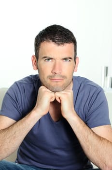 natural and relaxed looking young man