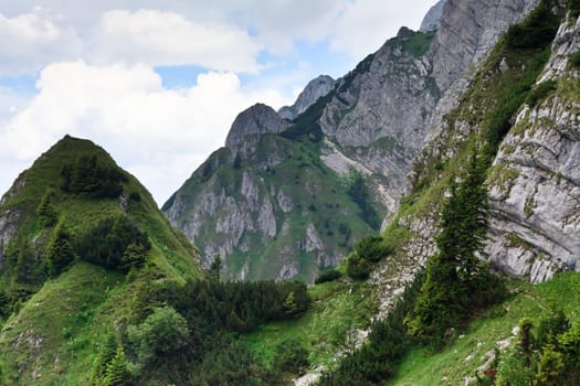 South ridge of Piatra Craiului Mountains, Romania
