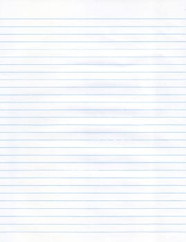 letter sheet, for conceptual usage.