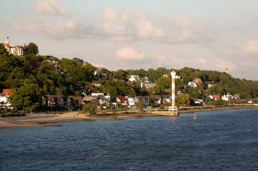 Part of Hamburg City called Blankenese. Wealthy part of Hanseatic City Hamburg.