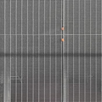 Steel grid mesh useful as a background