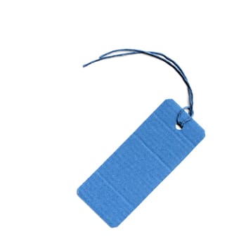 Price tag or address label with string