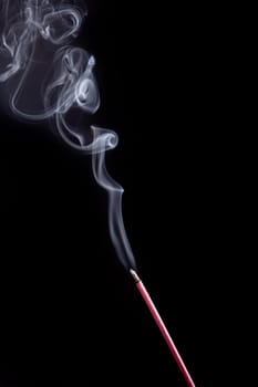 Smoke Meditation. Joss stick
