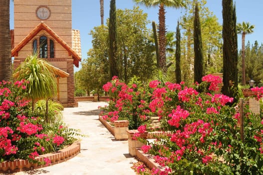 Greek Orthodox church at St. Anthony&#039 s Monastery in Arizona USA