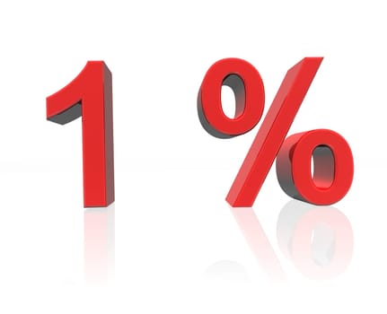 1 percent