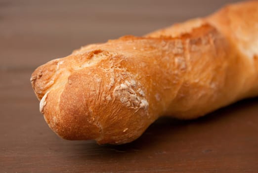 crusty and delicious French baguette made in the traditional way