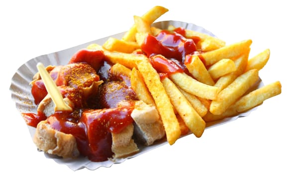 currywurst and french fries