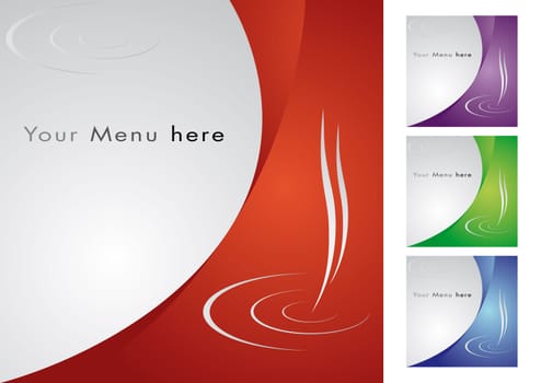 menu or invitation with space for your text