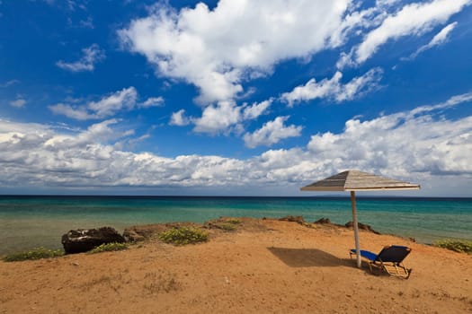 Vromi Porto beach in the island of Zakynthos, Greece