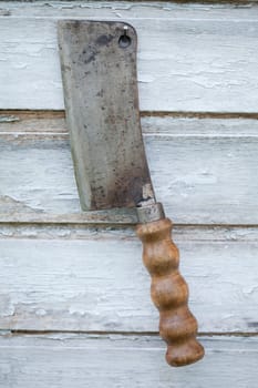 old butcher's knife