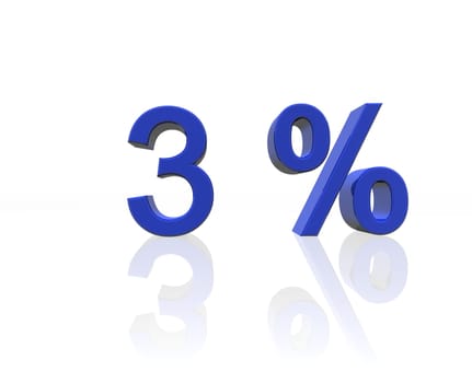 3 percent