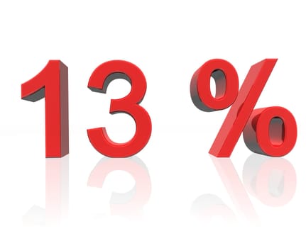 13 percent