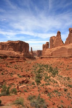 In Arches National Park,Utah