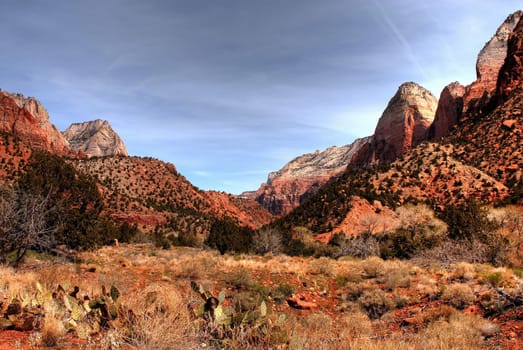 Zion National Park in Utah western United States