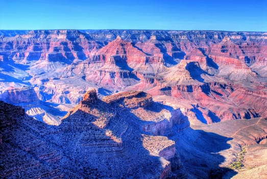 Early moring at the Grand Canyon in Arizona