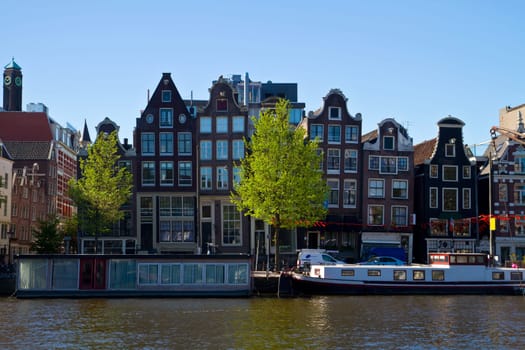 One of canals in Amsterdam