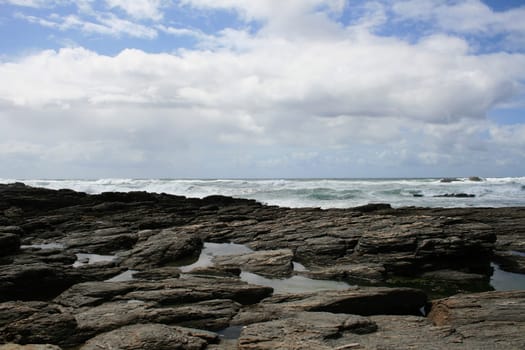 Coast of the atlantic ocean in Galicia,Spain
