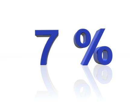 7 percent