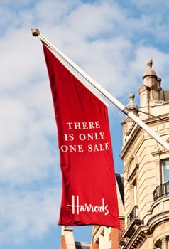 LONDON, UK - JUNE 19: The summer sale have started at Harrods on June 19, 2011 in London, UK