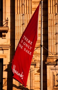 LONDON, UK - JUNE 19: The summer sale have started at Harrods on June 19, 2011 in London, UK